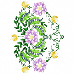 Flowers Embroidery Design 10 Flowers Embroidery Design 10